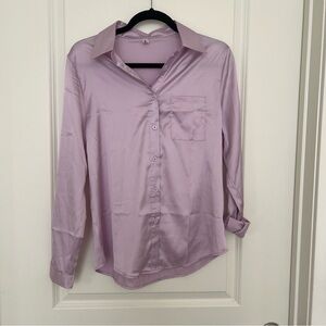 Light purple button up shirt